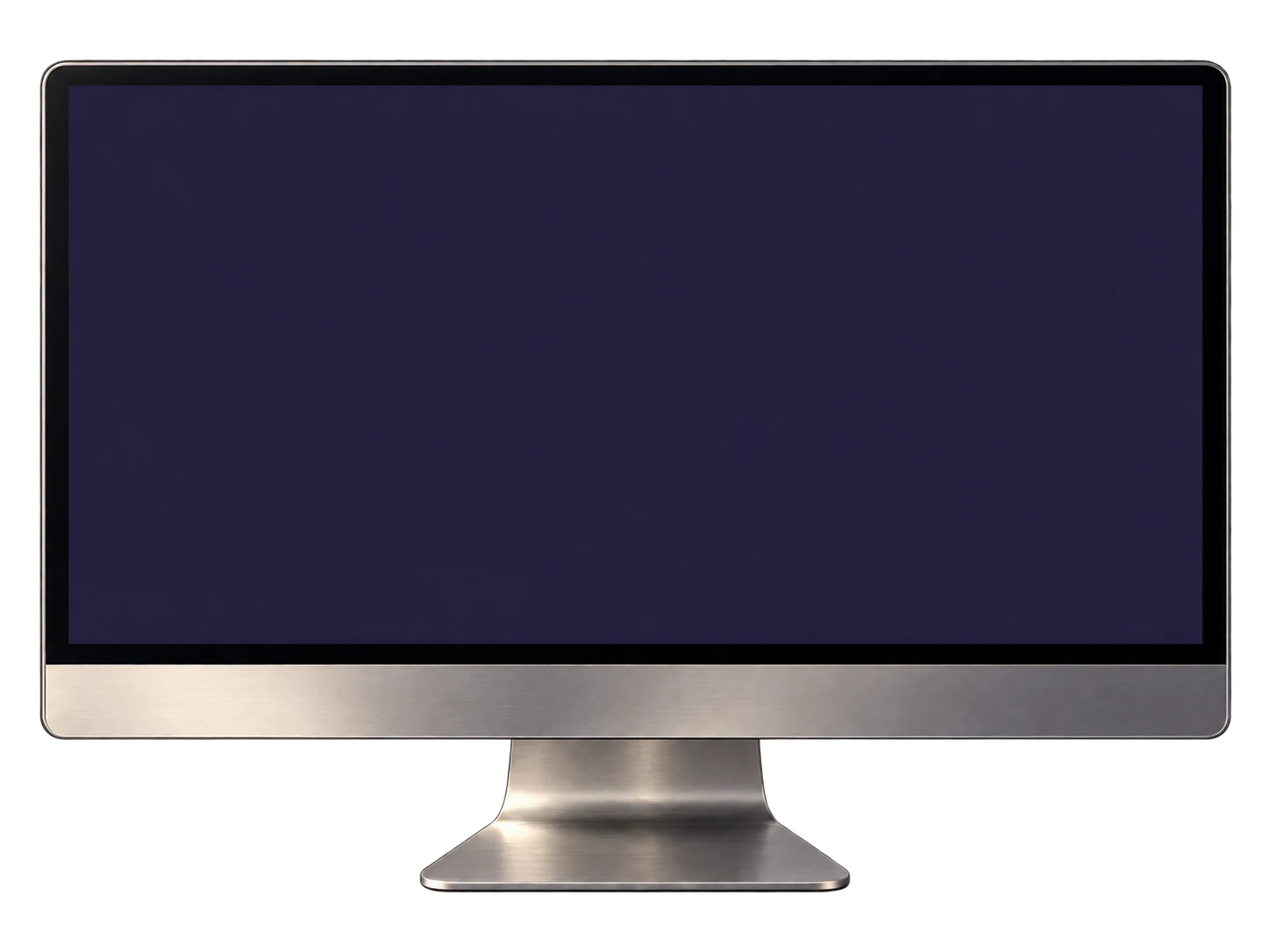 Illustrative silver monitor displaying an animated diagram of a working web system