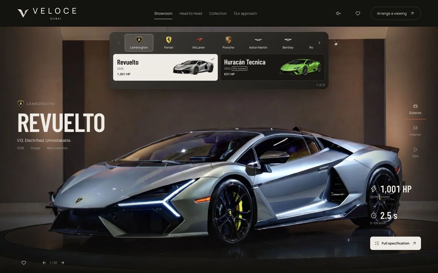 Veloce Dubai · Automotive showroom