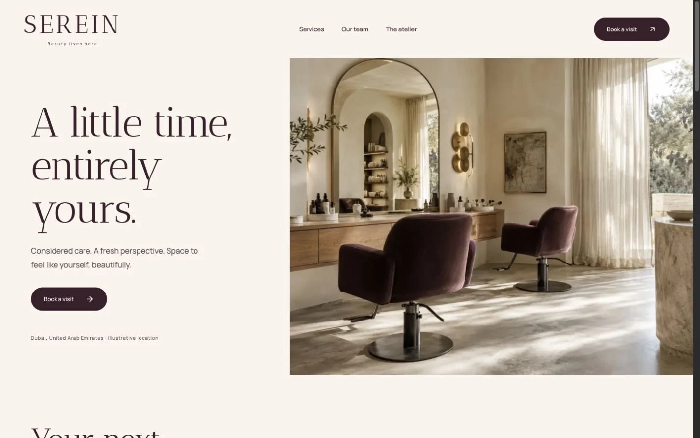 SEREIN · WordPress storefront · also available with EmDash